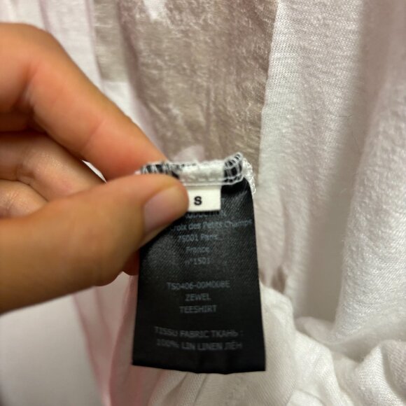 Isabel Marant White Logo T-Shirt - Picture 7 of 7